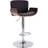 vidaXL Artificial Leather Black Barstol 109cm