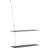 Woud Stedge Oak Black Lacquered Vägghylla 80cm