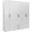Fwstyle Tall Matt White Wardrobe 206x213cm