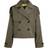 JJXX Carlie Short Trench Coat - Green/Dusty Olive