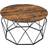 Vasagle Industrial Style Rustic Brown Coffee Table 80x80cm