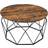 Vasagle Industrial Style Rustic Brown Soffbord 80x80cm
