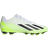 adidas X Crazyfast.4 FG - Cloud White/Core Black/Lucid Lemon