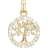 Christina Tree of Life Pendant - Gold/Topaz