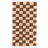ferm LIVING Mara Beige, Röd 90x150cm