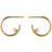 Pernille Corydon Globe Hoops - Gold/Pearls