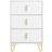 SoBuy Dreamland White Sängbord 40x40cm