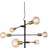 Nordlux Josefine Black/Brass Pendellampa ∅ 42cm