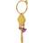 Maanesten Root Chakra Single Earring - Gold/Tourmaline/Coral