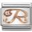 Nomination Composable Classic Link Letter R Charm - Silver/Rose Gold/Transparent