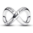 Pandora Forever Always Infinity Charm - Silver