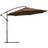 OutSunny 3m Garden Banana Parasol Cantilever Umbrella