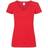 Fruit of the Loom Valueweight V-Neck Lady T-Shirt - Red