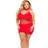 Pink Lipstick Rich Phase Dress Red Queen