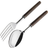 Ernst Dark Brown Salatbestik 28cm