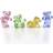Swarovski Kris Bear 30th Anniversary Multicoloured Prydnadsfigur 10cm 4st