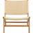 Reforma Carson Lounge Chair Off White and Oak Armchair