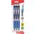 Pentel EnerGel RTX Refillable Liquid Gel Pen Blue Ink 0.7mm 3-Pack