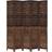 vidaXL Solid Imperial Dark Brown Rumsavdelare 180x220cm