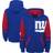 Outerstuff Youth Royal New York Giants Colorblock Full-Zip Hoodie