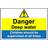 KPCM Display Ltd Danger Deep Water Children Must Be Supervised At All Times Safety 1mm Plastic Sign