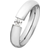 Christ Ring - White Gold/Transparent