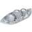 Relaxdays Atmospheric Table Decoration Gray Fyrfadsstage 4cm 3stk