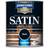 Johnstones Satin Wood Paint Black 0.75L