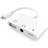Nordic LGN-100 3.0 Lightning - USB A/3.5mm/USB C PD Adapter M-F