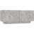 vidaXL 3082769 Concrete Grey Sängbord 35x100cm