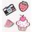 Shein 4pcs Food & Camera Shaped Iron-on Patch