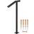 VEVOR 2-Step Handrail Single Post Round Metal Handrail for Stairs Alu