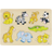 Goki Zoo Animals Lift Out Puzzle 8 Pieces