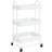 vidaXL 335866 White Trolley Table 34x43cm