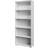 Casaria Vela 5 Tier White Book Shelf 190cm