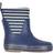 Wheat Kid's Printed Mist Rubber Boot - Indigo Stripe