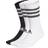 adidas Glam 3-stripes Cushioned Crew Sport Socks 3-pack - White/Black