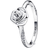 Pandora Rose in Bloom Ring - Silver/Transparent