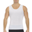 Insta Slim Men's Power Mesh Compression Muscle Tank Top - White