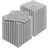VEVOR Splicing Interlocking Tile 12 x 12 x 0.6 in Grey 55 Piece