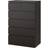 IKEA MALM Black/Brown Kommode 80x123cm
