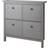 IKEA HEMNES 4 Compartments Grey Varnished Schuhregal 107x101cm