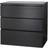 IKEA MALM Black/Brown Kommode 80x78cm