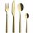 aida Raw Champagne Gold Cutlery Set 24pcs