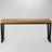 Williston Forge Hachiro Natural Wood Grain Settee Bench 50x50cm