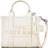 Marc Jacobs The Leather Crossbody Tote Bag - Cotton/Silver