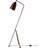 GUBI Gräshoppa Walnut Brown Glossy Floor Lamp 125.3cm