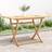 Homie Light Brown Solid Acacia Wood Garden Table 120x70x75 cm