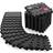 BeMaxx Interlocking Soft Foam Floor Mat 18 Pieces Protective Gym Flooring Set, Exercise Mats EVA Puzzle Rubber Tiles, Ground Surface Protection Play