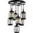 Mercer41 Demps Matte Black Pendant Lamp 45cm